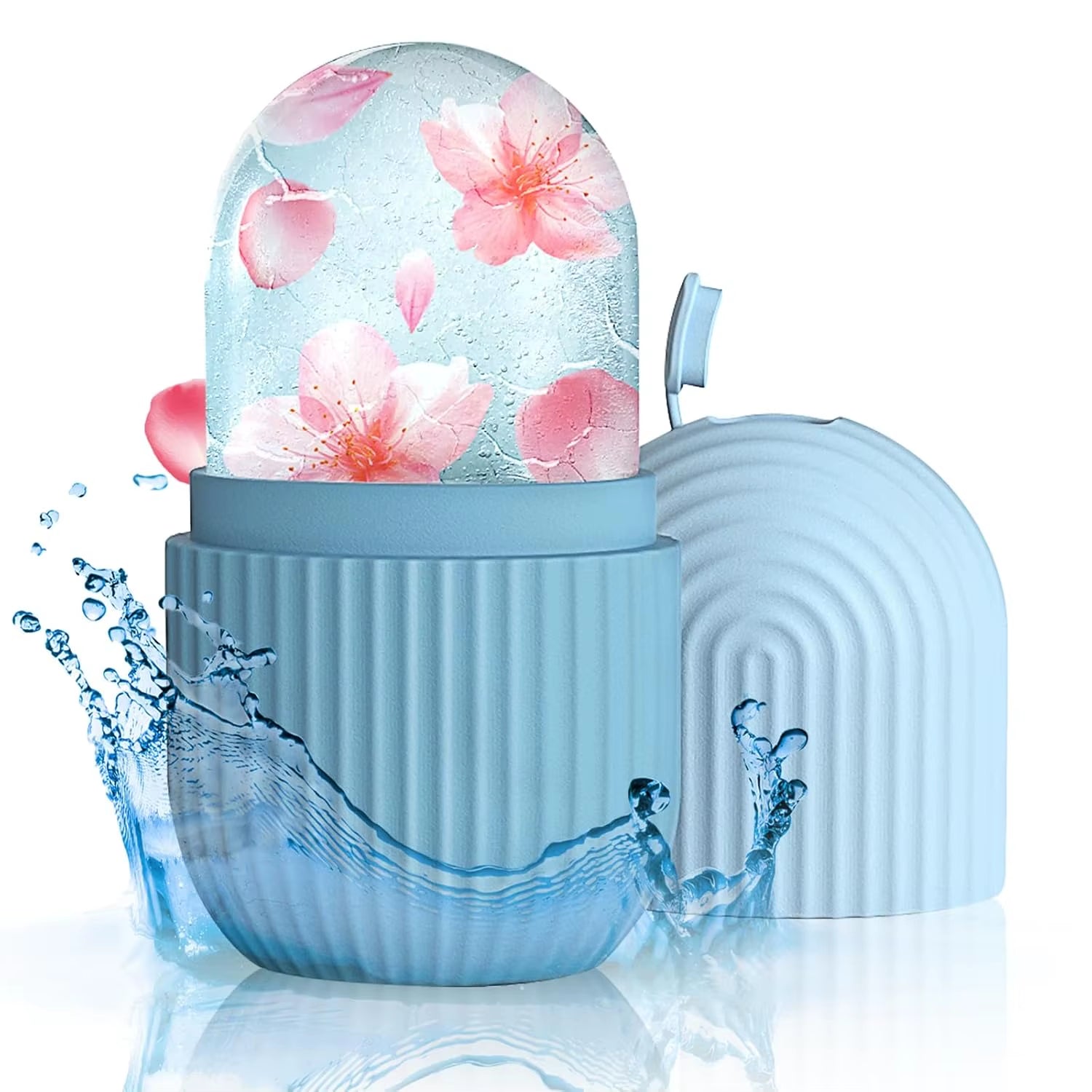 Ice Roller for Face & Eyes — Reusable Cooling Facial Massager for Puffiness, Stress & Morning Glow