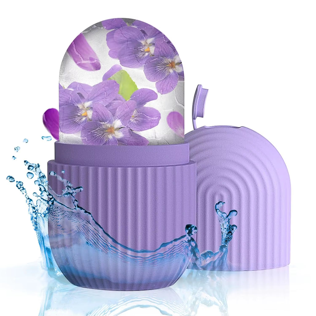 Ice Roller for Face & Eyes — Reusable Cooling Facial Massager for Puffiness, Stress & Morning Glow